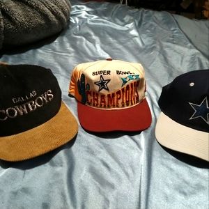 Vintage Dallas Cowboys Hat Lot!!!